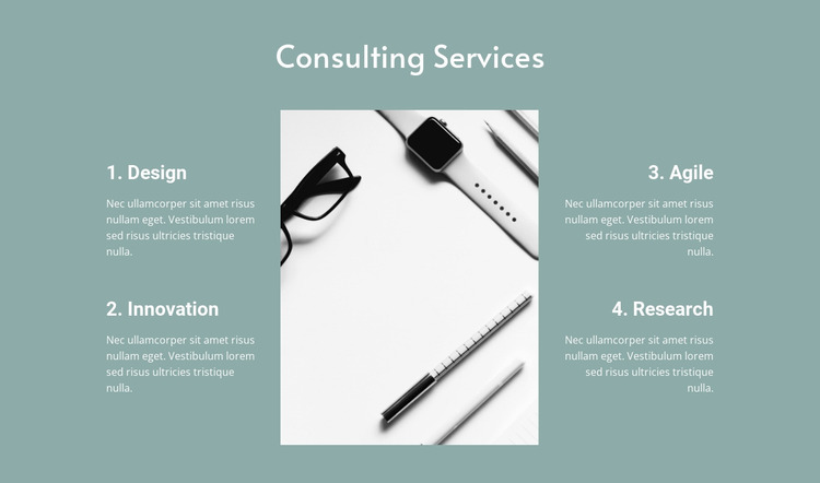 Law consulting services Website Mockup