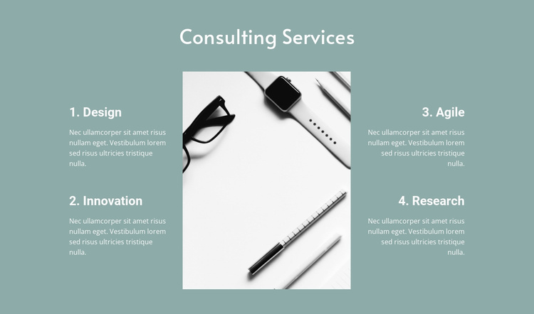 Law consulting services Landing Page