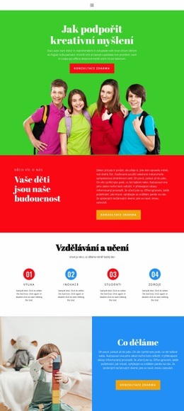 Učení Dětí Online – Responzivní Web