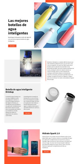 Botella Inteligente - Diseño De Sitio Moderno