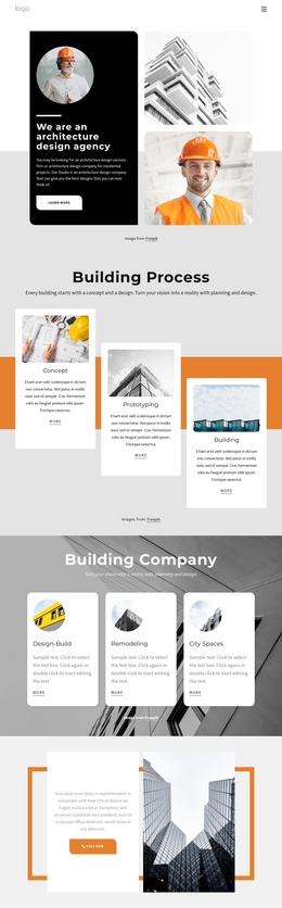 International Design Firm One Page Template