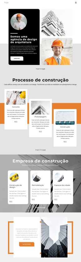 Empresa De Design Internacional - Modelo De Página HTML