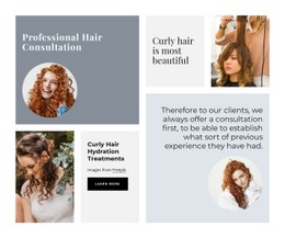 Professional Hair Consultation Simple Html Css Templates