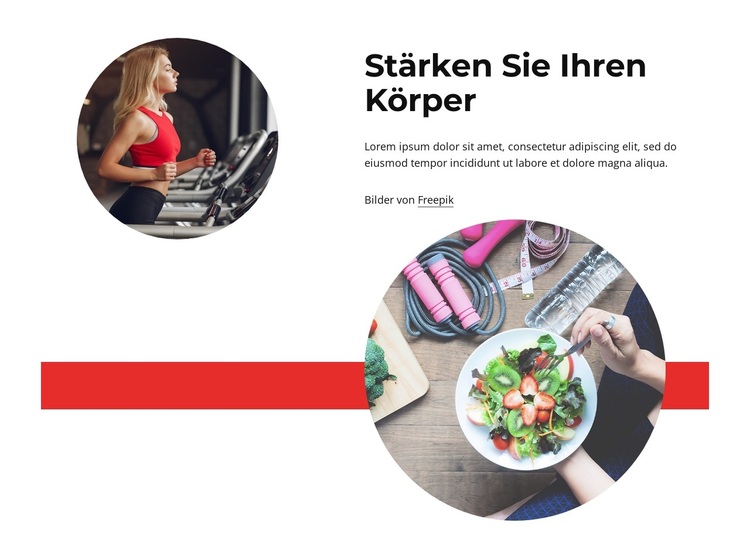 Stärken Sie Ihren Körper WordPress-Theme