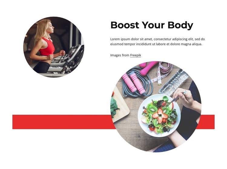 Boost your body Elementor Template Alternative