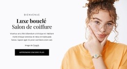 Prestations Cheveux Bouclés - HTML Ide