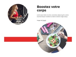Boostez Votre Corps - Thème De Site Web Prêt