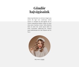 Göndör Hajvágásaink - HTML-Sablon Letöltése