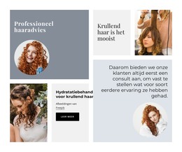 HTML-Site Voor Professioneel Haaradvies