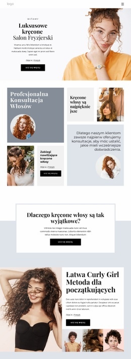 Salon Z Kręconymi Włosami