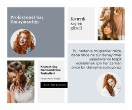 Profesyonel Saç Danışmanlığı - HTML Layout Builder