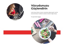 Vücudunuzu Güçlendirin - Duyarlı WordPress Teması