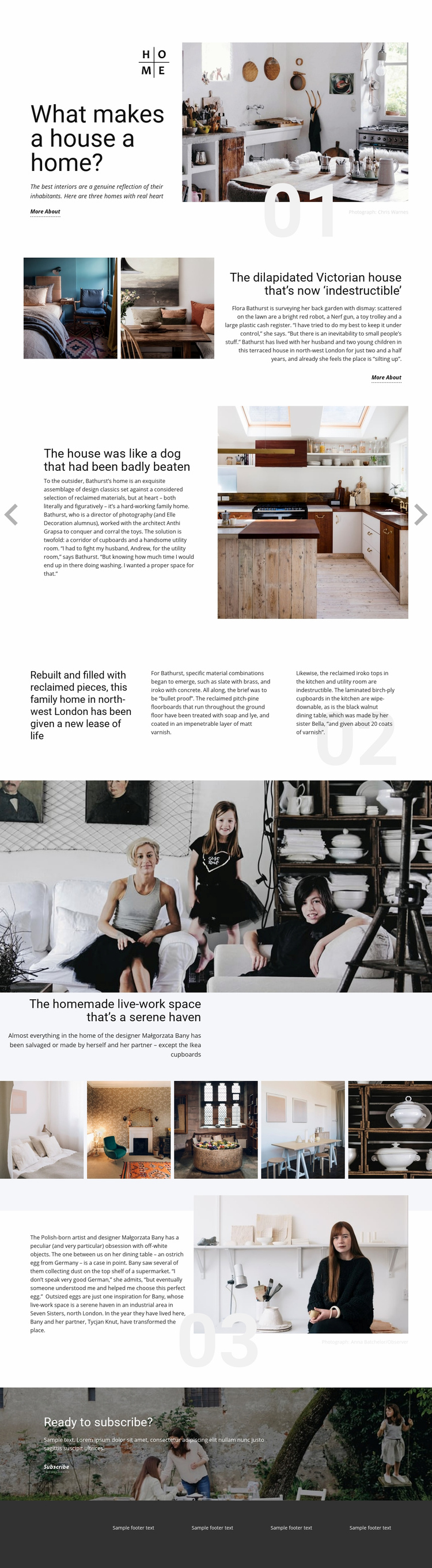 Your Home Squarespace Template Alternative