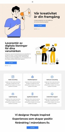 Anpassade Teckensnitt, Färger Och Grafik För Skapa Ditt Företag