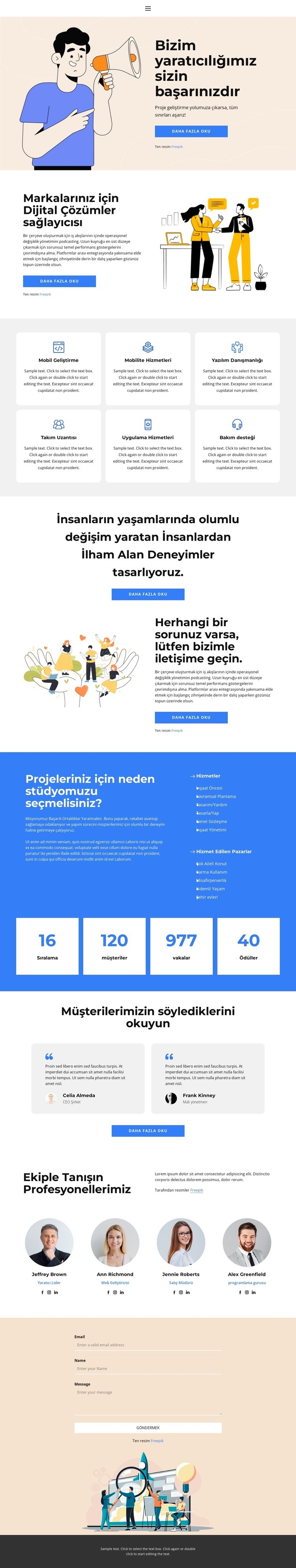 işinizi kurun Web Sitesi Mockup'ı