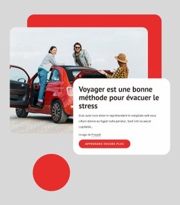 Conception De Site Prête À L'Emploi Pour Voyages De Détente