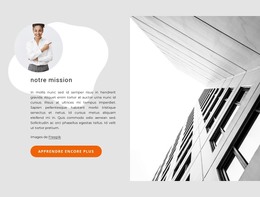 Énoncés De Mission Et De Vision - Modèle HTML Simple