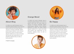 Orange Mood - HTML Template Builder