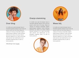 Oranje Sfeer - HTML Template Builder