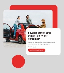 Rahatlatıcı Gezi Turları Için Kullanıma Hazır Site Tasarımı