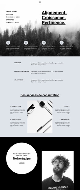 Votre Succès Dépend De Vous - Maquette De Site Web Professionnel Personnalisable