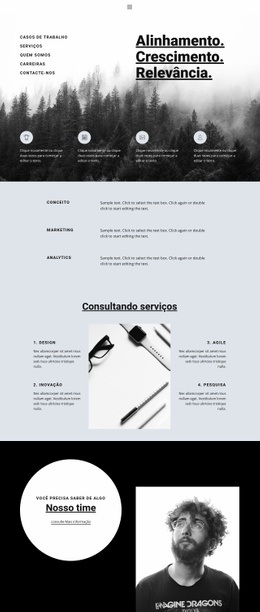 Seu Sucesso Depende De Você - Página De Destino HTML5