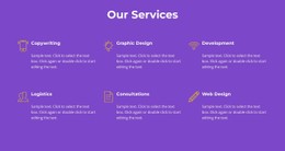 Our Agency Services Template HTML CSS Responsive