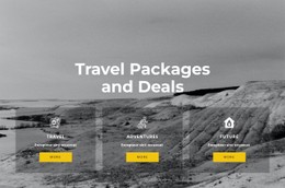 Responsive HTML For Exclusive Travel