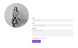 Rundes Bild Und Form CSS-Grid-Vorlage