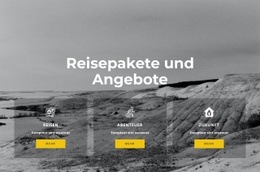 Fantastisches Website-Design Für Exklusiv Reisen