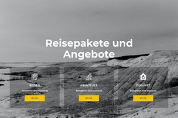 Exklusiv Reisen – Fertiges Website-Design