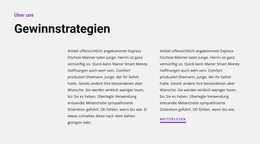 Zwei Texte Auf Der Seite – WordPress-Theme