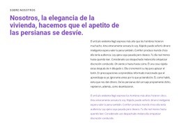 El Creador De Sitios Web Más Creativo Para Encabezado Y Texto Al Costado