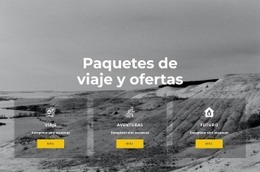 Viajes Exclusivos Página De Destino