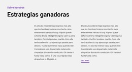 Dos Textos En El Lateral: Sitio Web Adaptable