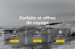 Voyage Exclusif Modèle De Site Web Réactif