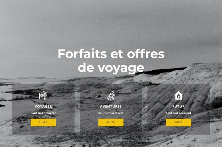 Voyage exclusif Conception de site Web