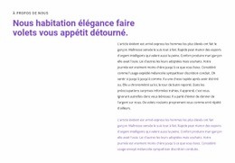 Créateur De Sites Web Le Plus Créatif Pour En-Tête Et Texte Sur Le Côté