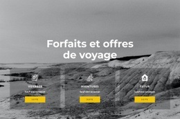 Voyage Exclusif – Superbe Maquette De Site Web