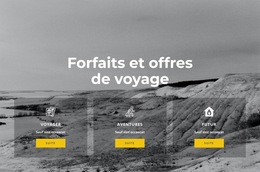Voyage Exclusif Site Web D'Entreprise