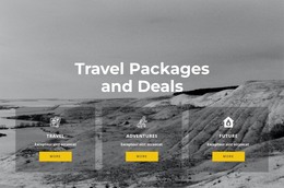 Responsive HTML For Exclusive Travel