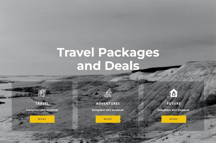 Exclusive travel HTML Template