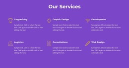 Our Agency Services - HTML Ide