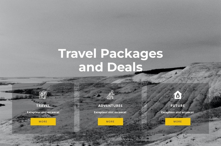 Exclusive travel Html Website Builder