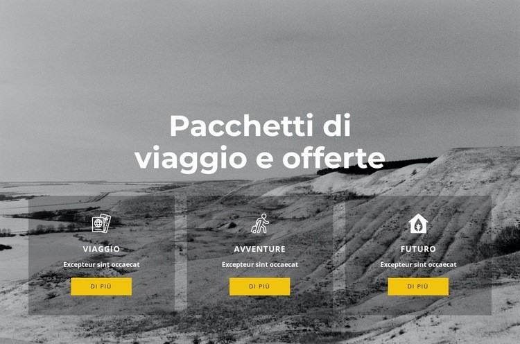 Viaggio esclusivo Modelli di Website Builder