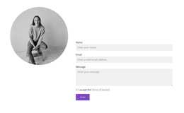 Immagine E Forma Rotonde - Modello Di Sito Web Aziendale Premium
