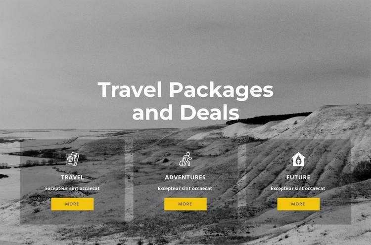 Exclusive travel Joomla Page Builder