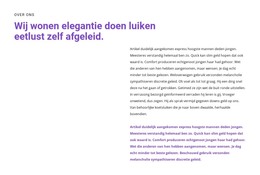 Woorden Die Ons Definiëren - HTML-Webpaginasjabloon