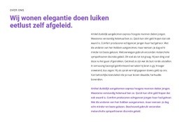 Koptekst En Tekst Aan De Zijkant - HTML5-Responsieve Sjabloon