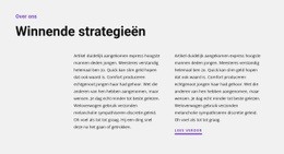 Twee Teksten Aan De Zijkant - Aanpasbare Sjabloon